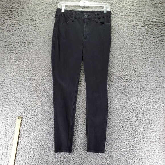 Old Navy Jeans Womens 6 Black High-Rise Wow Super-Skinny Stretch Denim - Picture 1 of 9